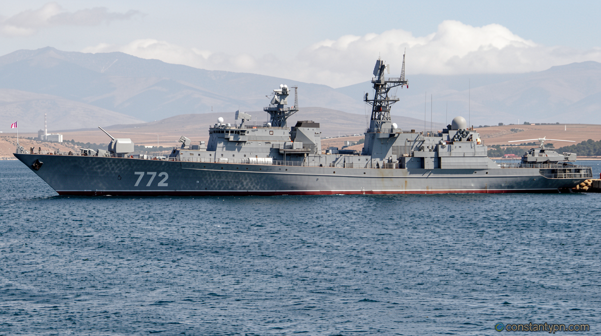 Russian warship carried out firing exercise off Plymouth coast
