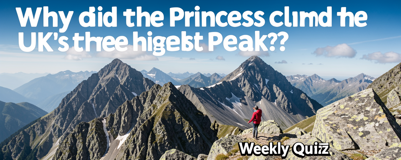 Weekly quiz: Why did the princess climb the UK’s three highest peaks?