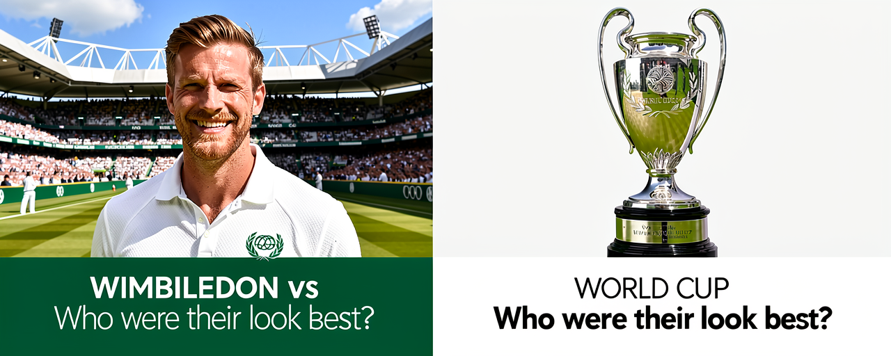 Wimbledon vs World Cup: Who wore their look best?