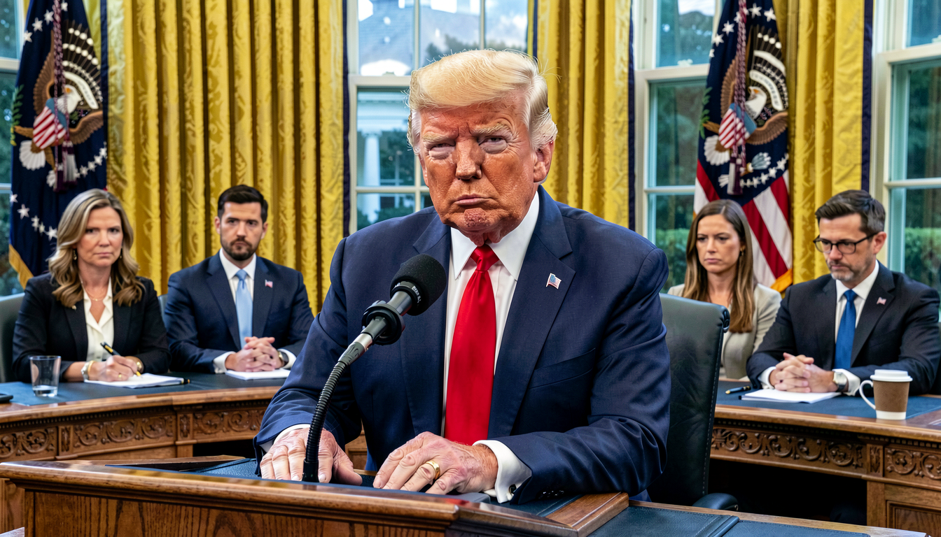 White House teleprompter operator accused of making $100k from Trump speech bets