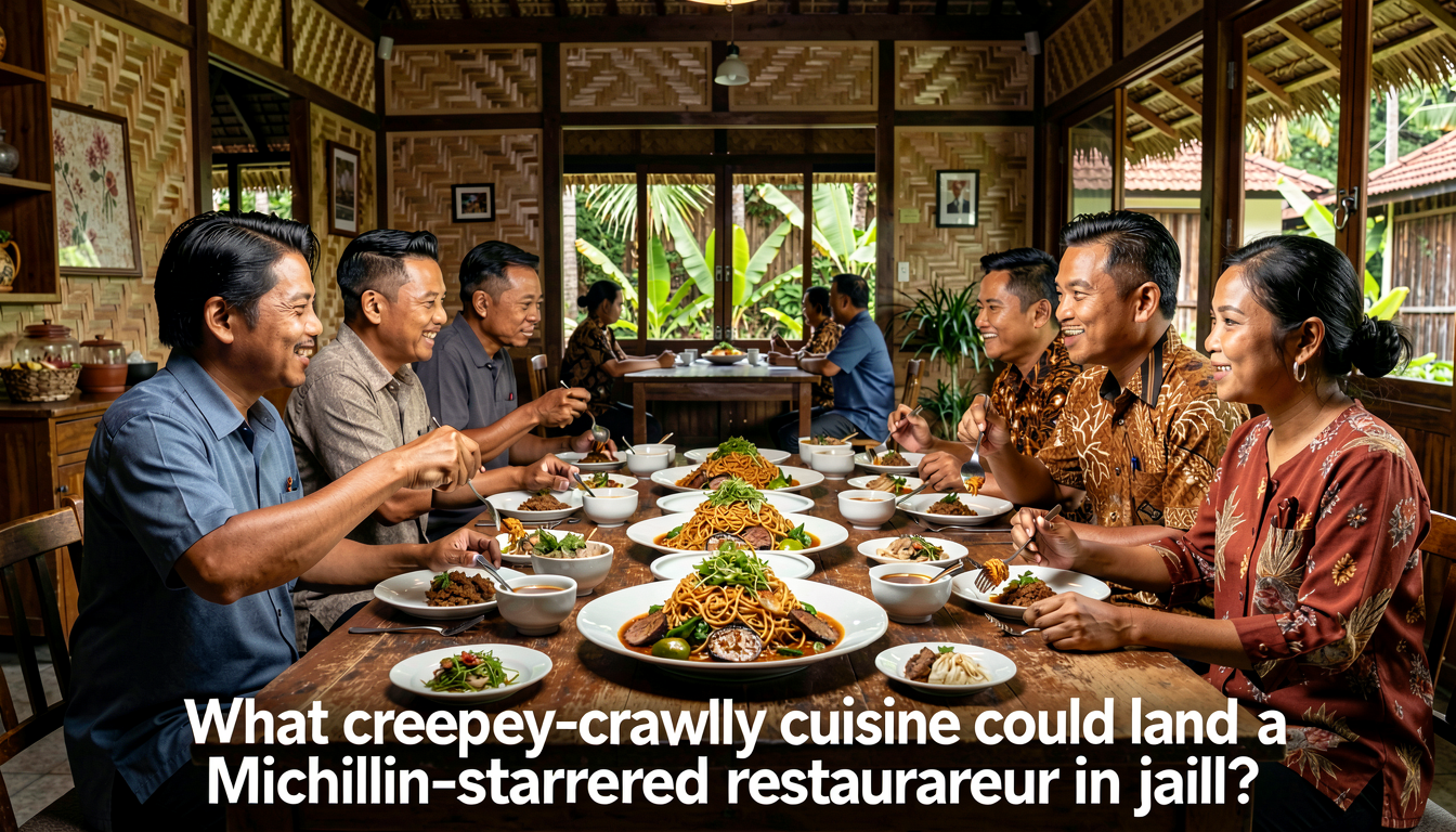 Weekly quiz: What creepy-crawly cuisine could land a Michelin-starred restaurateur in jail?