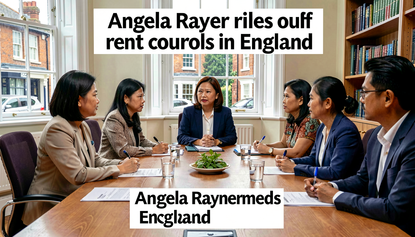Angela Rayner rules out rent controls in England