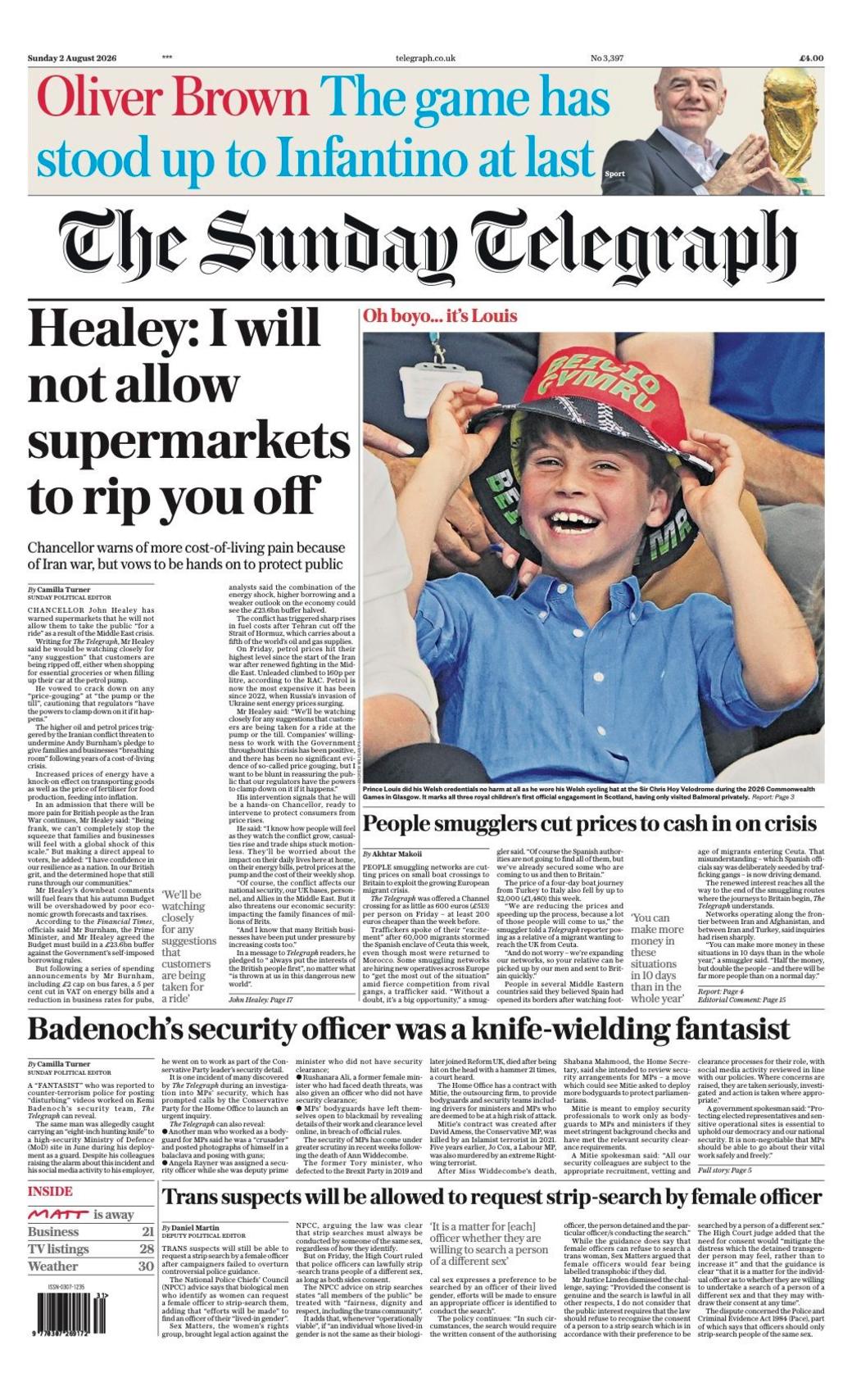 Chancellor ‘warns’ supermarkets and ‘own goal’