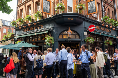 Why there’s a row about standing up while drinking in central London