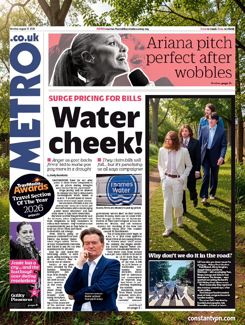 ‘Water cheek’ and ‘Queen Amy’s gold rush’