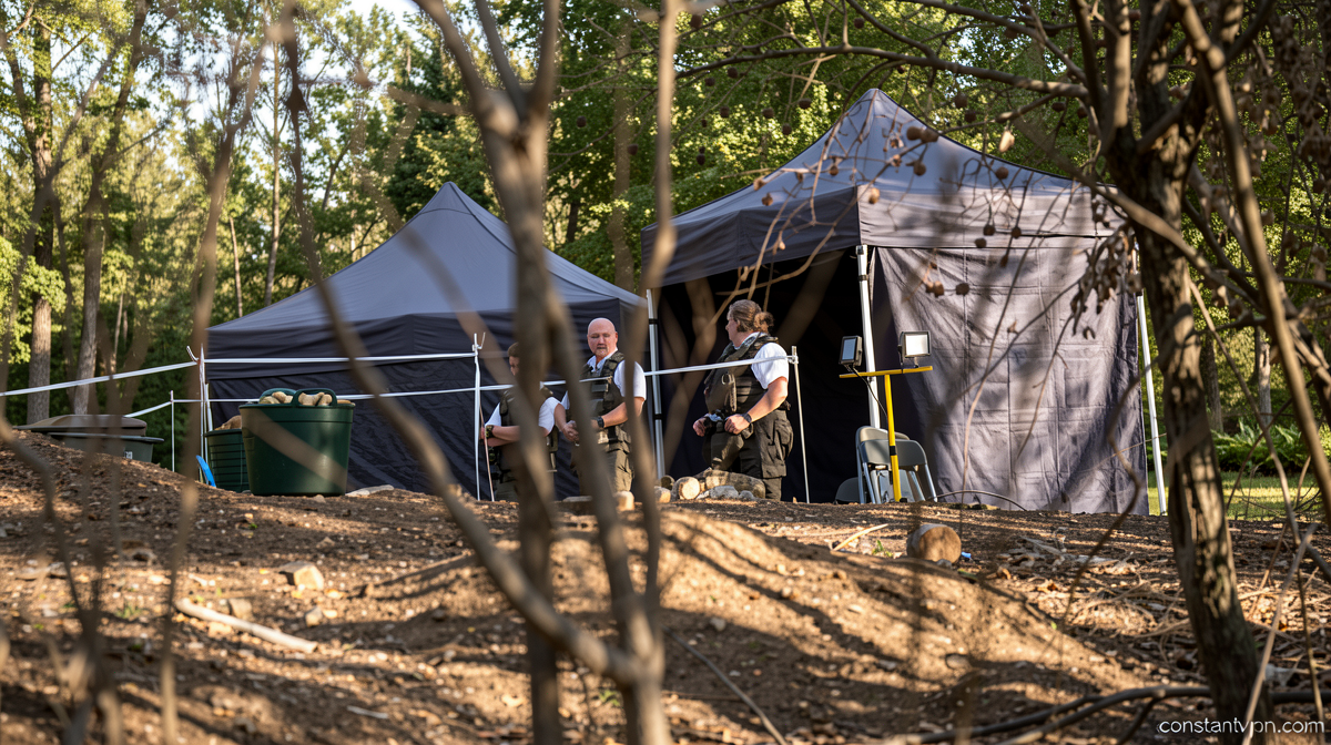 Murder probe after wildfire uncovers body in park