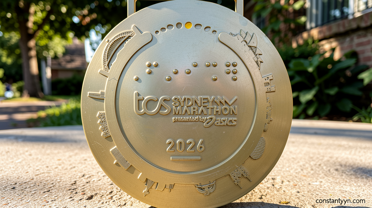 Sydney Marathon medal mistakenly depicts Munich stadium