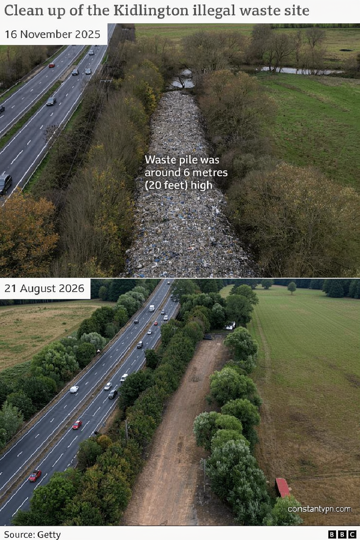 Clean-up of illegal waste supersite costs taxpayers £6m