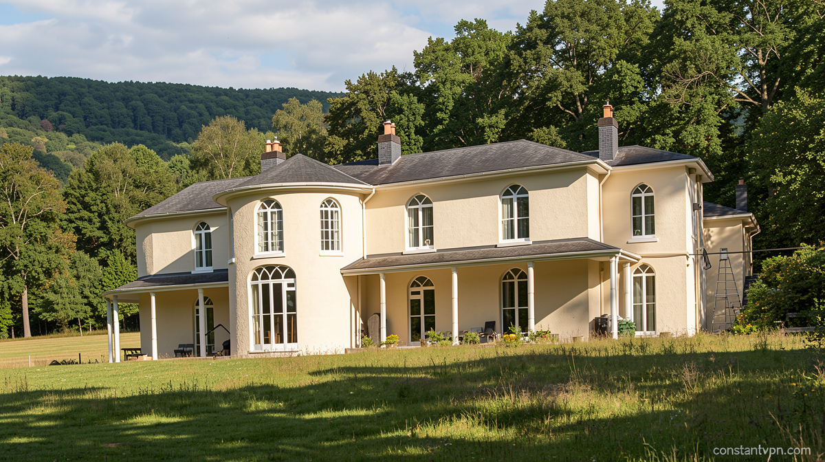 We all share a 15-acre Georgian mansion for the price of a two-bed house