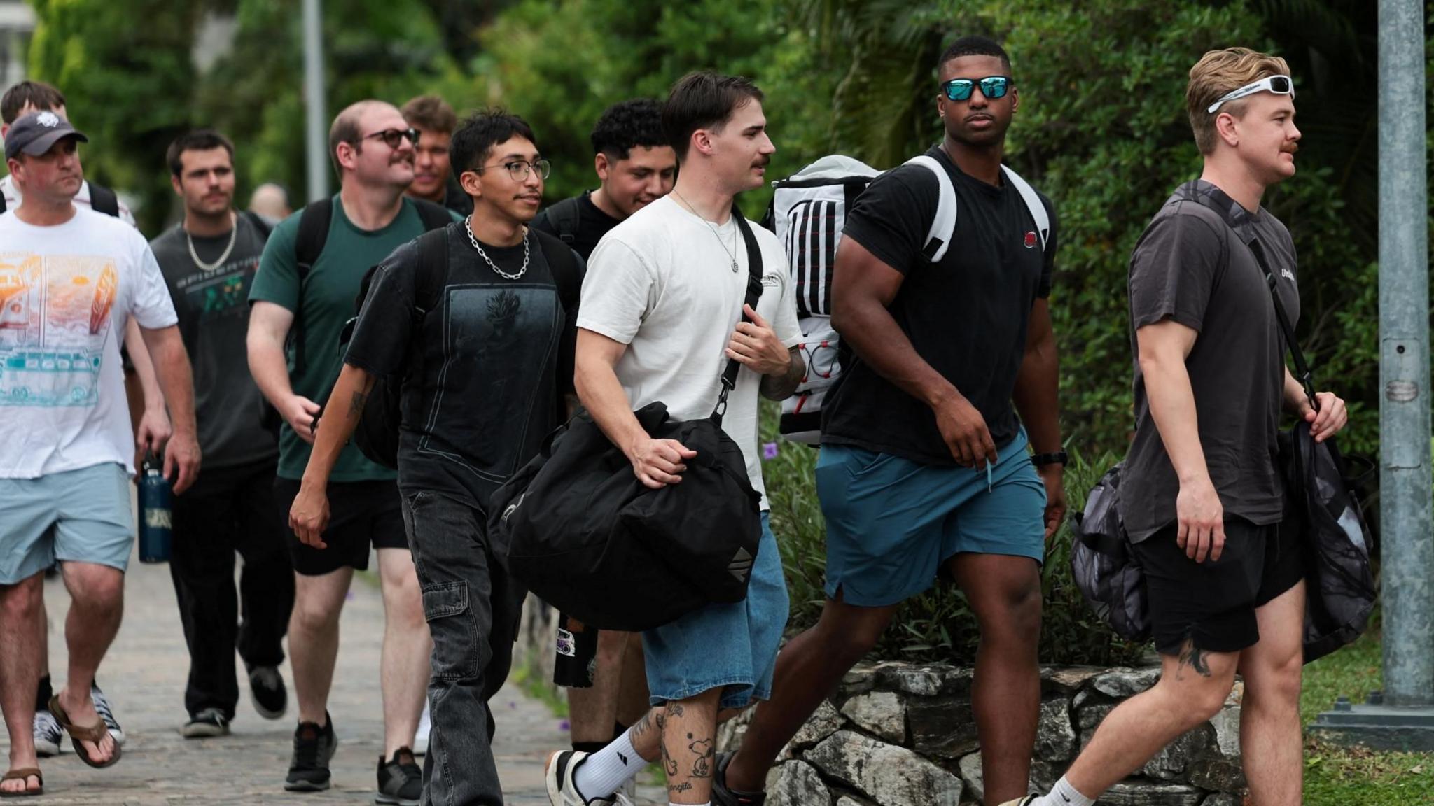 US sailors arrive in Thailand’s Pattaya after record 250 days at sea